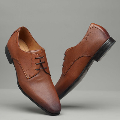 RUOSH Ruosh Formal Lace Up Lace Up For Men(Tan , 6)