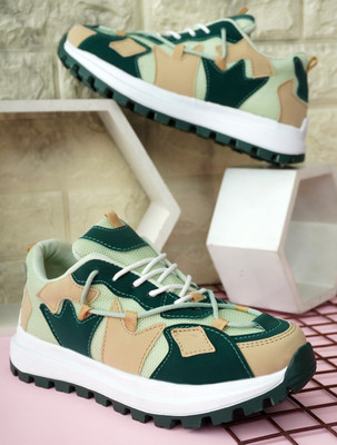 Frencho Sneakers For Men(Green , 8)