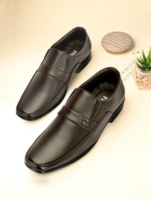 PILADO Rich Quality|Perfect Style|Officewear Slip On For Men(Brown , 10)