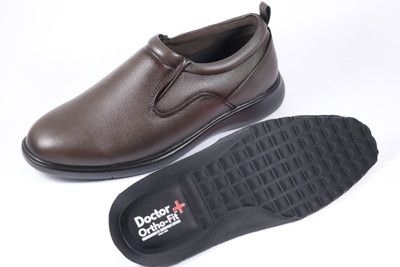 Orthofit FLY-02 Corporate Casuals For Men(Brown, Brown , 6)