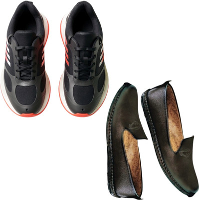 Plama Stylish Casual Shoes for Men – Perfect for Daily Wear Casuals For Men(Black , 6)