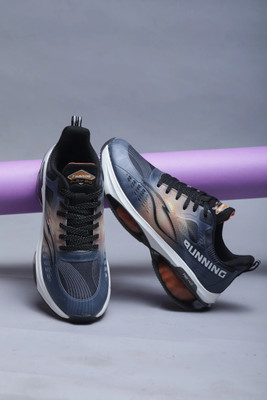 Abros BOLTFLEX-ON Running Shoes For Men(Black , 9)