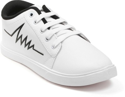 Elevarse Unique Attractive Sneakers For Men(White , 6)