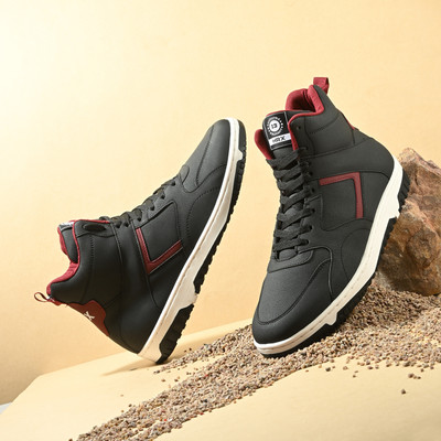 HRX by Hrithik Roshan EFC--05 Sneakers For Men(Black , 8)