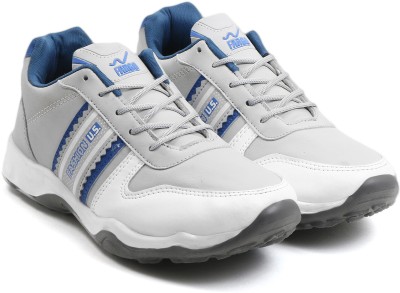 Fargo Men's Alpha02 Running Shoe, Sports, Walking, Gym, Training Sneaker Lace-Up Shoes Casuals For Men(Grey, Blue)