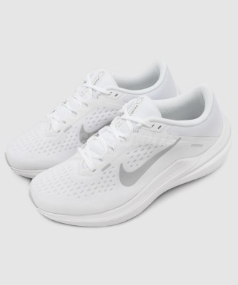 NIKE W Air Winflo 10 Running Shoes For Women(White , 4)