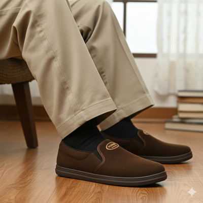 PODDAR Super Soft Comfortable Latest Premium Mocassin For Men Mocassin For Men(Brown , 9)