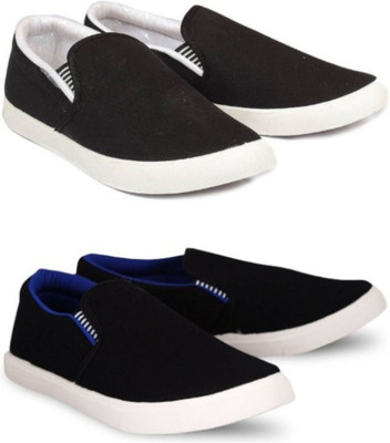 Hotspot 2 Pair Combo Trendy & Stylish Loafers For Men(Multicolor , 7)