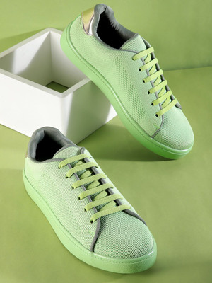 Mast & Harbour Sneakers For Women(Green , 4)