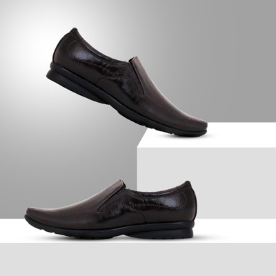 Khadim's Slip On For Men(Brown , 9)