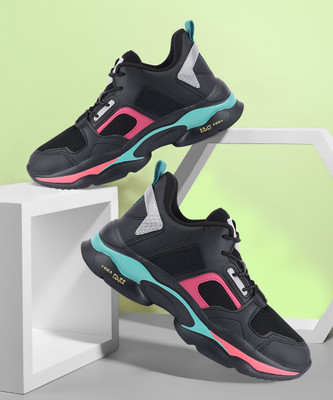 CAMPUS BROWNIE | Running, Training, Gym Shoes for Women | Lightweight Comfortable Sneakers For Women(Black , 6)