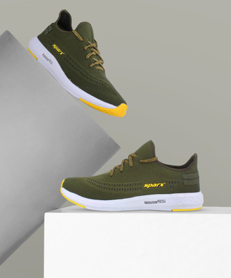 Sparx SM 482 Running Shoes For Men(Olive , 9)