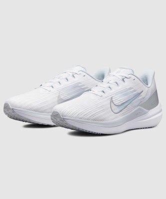 NIKE Winflo 9 Running Shoes For Women(White , 6.5)