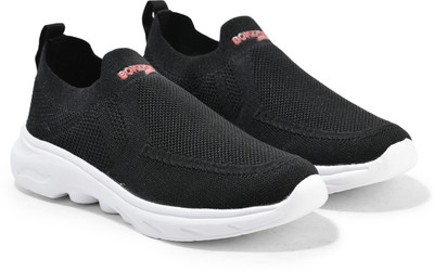 BOKZZON shoes sports for men – trendy man shoes casual gym shoes for men Running Shoes For Men(Black, Red , 6)
