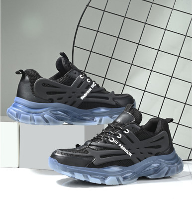 Kook N Keech Sneakers For Men(Black , 8)