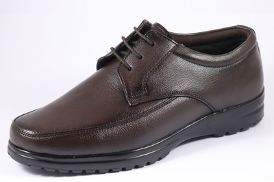 Orthofit 1002 Corporate Casuals For Men(Brown, Brown , 8)