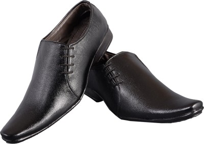 Groofer Groofer Stylish slip-on Forma Shoes For Men's Oxford For Men(Black , 6)