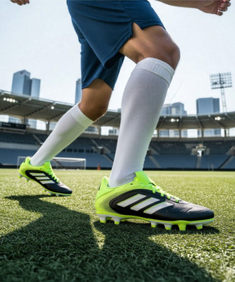 ADIDAS COPA PURE III CLUB FG/MG Football Shoes For Men(Black , 8)