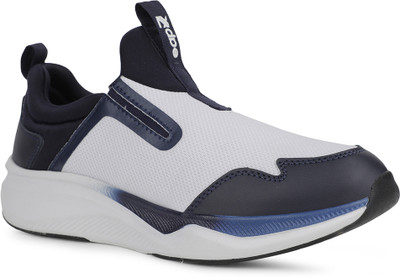 LIBERTY Leap7x REACTIVE5E Sports Lacing Shoes With Mesh Upper|Suitable For GYM,Running & Walking Shoes For Men(White , 8)