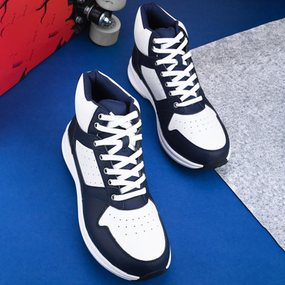WELVIC Hexa Motorsport Durable Men's Claasic Shoes Sneakers For Men(Blue, White , 6)
