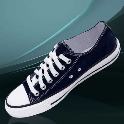 glemia Low Top Casual Canvas Sneakers for Men | Canvas Shoes For Men(Navy , 9)