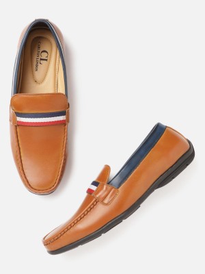 CARLTON LONDON Loafers For Men(Tan , 6)