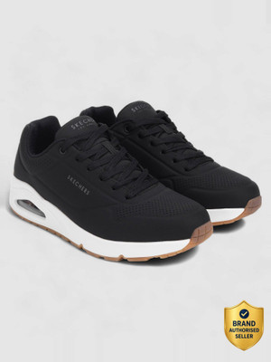 Skechers Uno - Stand On Air Casuals For Men(Black , 11)