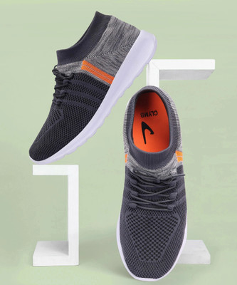 CLYMB Running Shoes For Men(Grey , 6)