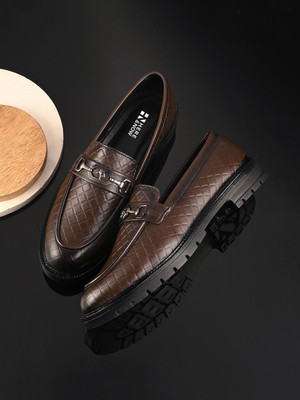 HERE&NOW Slip On For Men(Brown , 8)