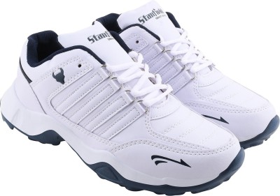 Stanfield MEN WHITE RUNNING SHOES Running Shoes For Men(White)