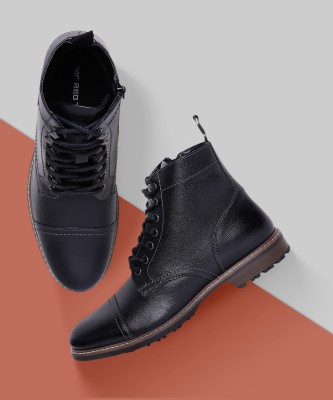 RED TAPE Boots For Men(Black)