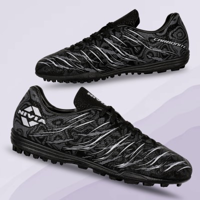 NIVIA Carbonite 6.0 Turf Football Shoes For Men(Black)