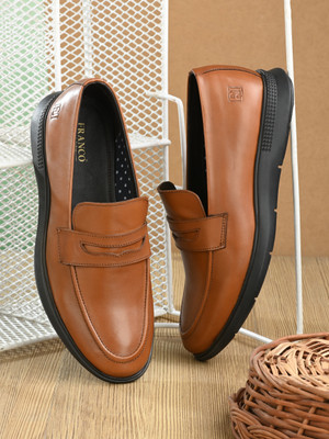 FRANCO Slip On For Men(Tan , 9)