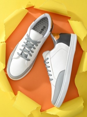 El Paso EPNZ9970 Lightweight Comfort Summer Trendy Premium Stylish Sneakers For Men(White)