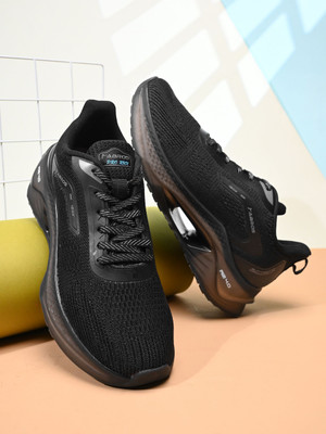 Abros Gamora Running Shoes For Men(Black , 6)