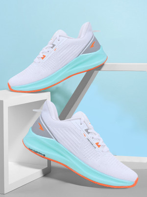 asian Running Shoes For Men(White, Blue , 10)