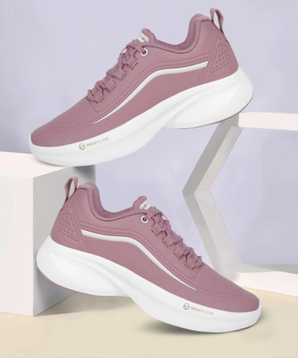CAMPUS BEETLE Women's Casual Shoes | Easy to Wear Design & Cushioned Insole | Lace-Up Sneakers For Women(Pink , 4)