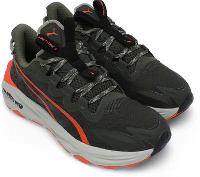PUMA Fast-Trac NITRO 3 Running Shoes For Men(Green , 12)