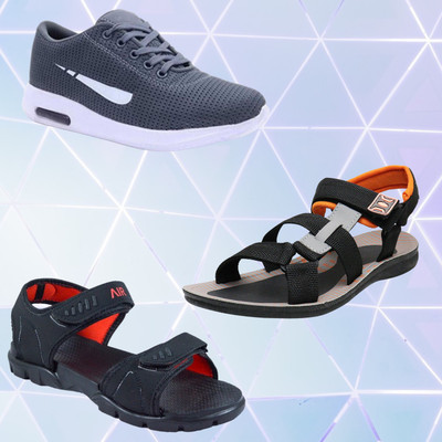 Genial Running Shoes For Men(Grey , 10)