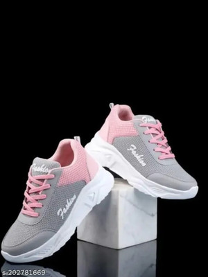 oxpeo Running Shoes For Women(Pink , 5)