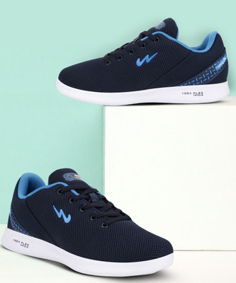 CAMPUS CRISTY Women's Sports Shoes | Cushioned Insole with Pillo Foam | Lace-Up Running Shoes For Women(Navy , 4)