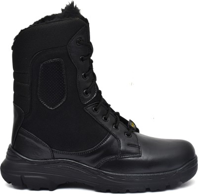 Red Eleven Army Boots For Men (Black) Boots For Men(Black , 9)