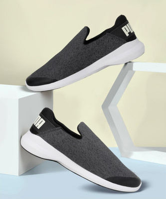 PUMA Stride Evo v1 Slip on Sneakers For Men(Grey , 9)