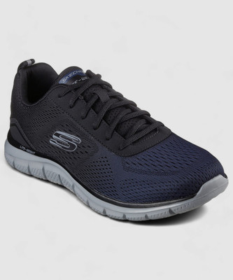 Skechers TRACK-RIPKENT Walking Shoes For Men(Navy , 11)