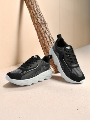 HRX by Hrithik Roshan RC-9A_8 Casuals For Men(Black, Silver , 8)