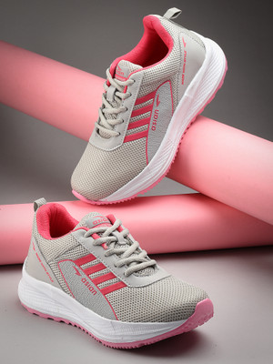 asian Casual Sneaker Shoes for Men | Soft Cushioned Insole || Mercury-12 Sneakers For Women(Grey, Pink , 7)