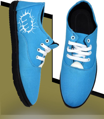 Kenamin Stylish Casual Shoes for Men and kids Casuals For Men(Blue, White , 8)