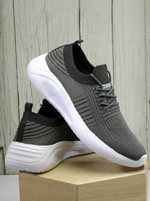 asian Casual Sneaker Shoes for Men | Soft Cushioned Insole || Storm-12 Sneakers For Men(Grey , 7)
