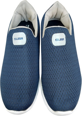 CILSON Men's Casual Shoes Memory Foam & PilloFoam Comfort Slip-On Walking Shoes For Men Outdoors For Men(Blue , 10)