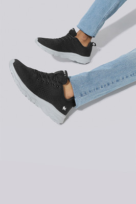 Neemans The Saunterers Sneakers for Men | Comfortable, Breathable, Cushiony Casuals For Men(Black, Grey , 6)